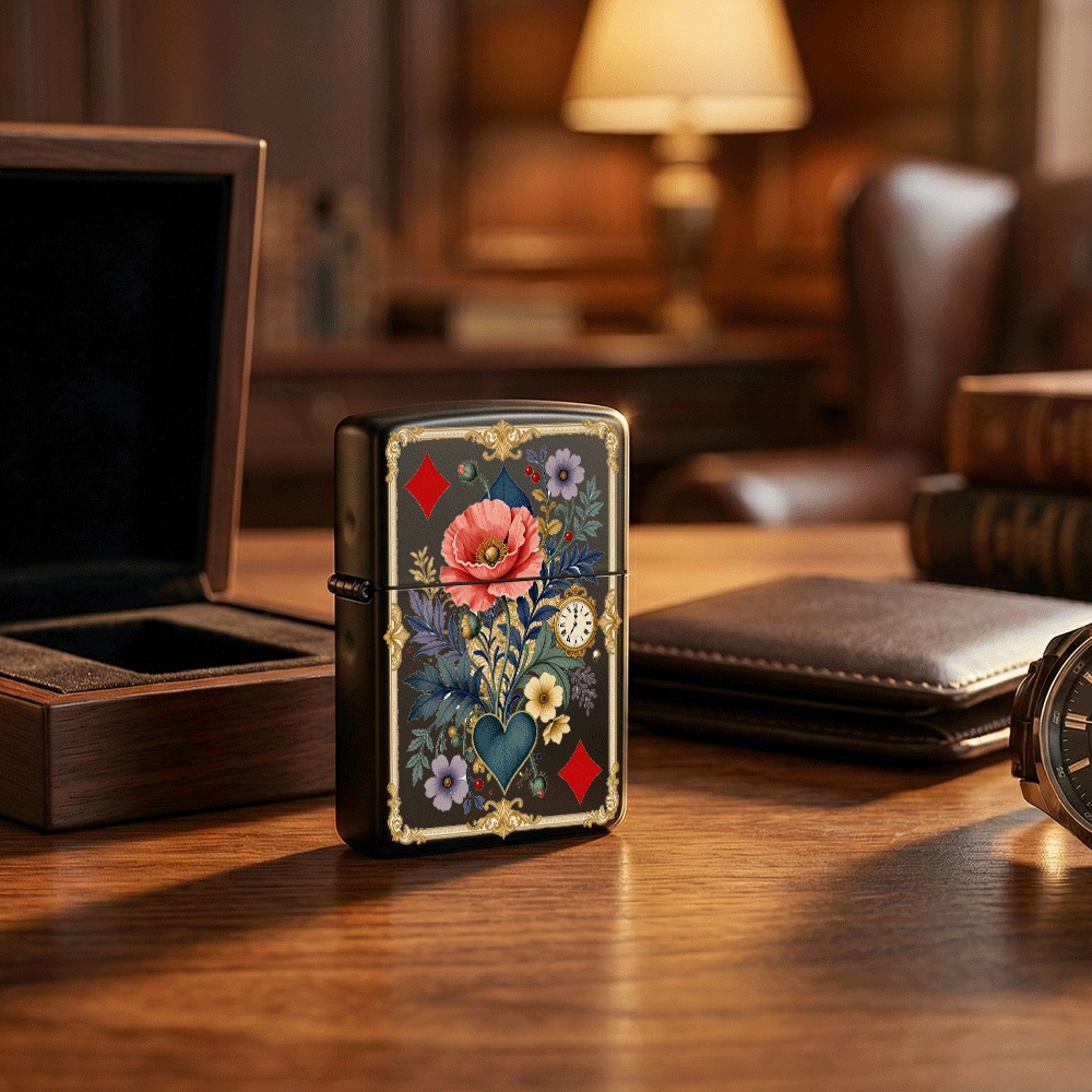 Vintage Collectible Playing Cards - Vintage Süslü Stil Çakmak, Oyun Kağıdı
