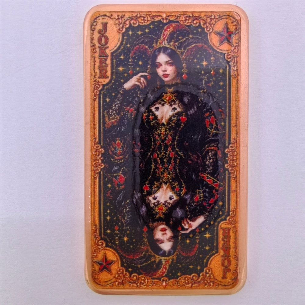 Vintage Collectible Playing Cards - 1oz .999 Saf Bakır Çubuk Poker