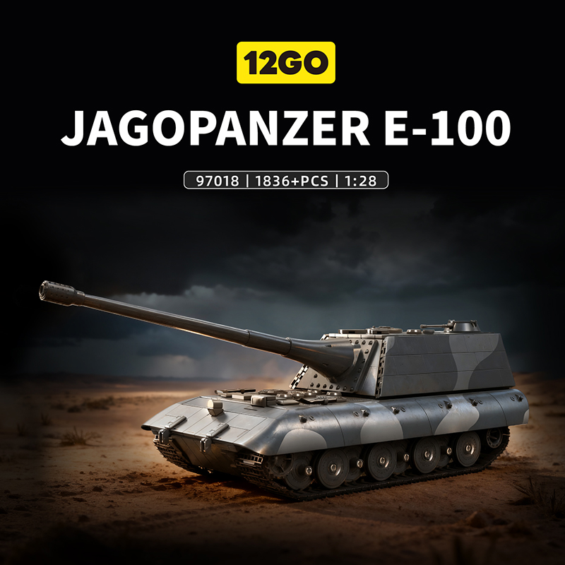 Vintage Collectible Toys - 1836 parça MOC yetişkin E-100 Tank
