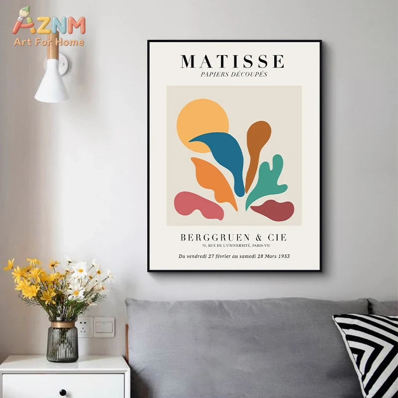 Vintage Cartoon Collectible - AZNM Tuval Boyama Vintage Henri Matisse