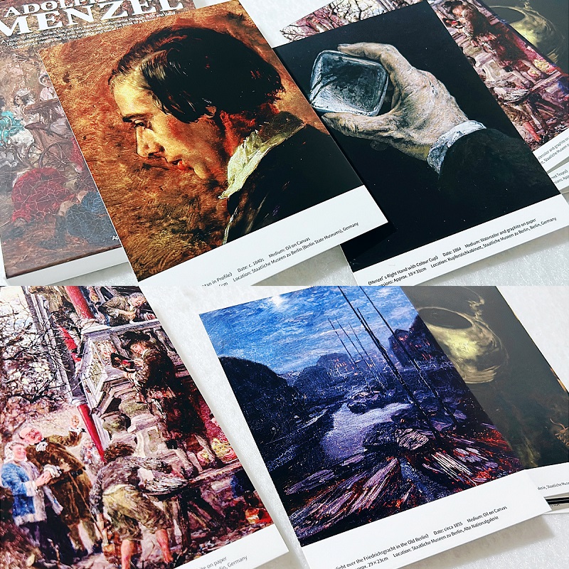 30 adet Adolph Von Menzel yağl - Collectible Vintage Greeting Cards incelemesi ve fiyatı