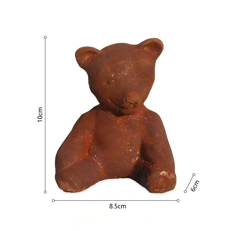 Rustik Dökme Demir Ayı Figürle - Vintage Collectible Bears incelemesi ve fiyatı