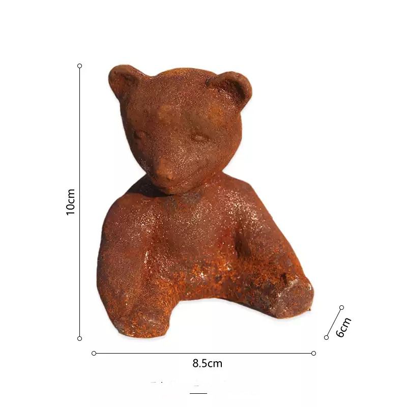 Rustik Dökme Demir Ayı Figürle - Vintage Collectible Bears incelemesi ve fiyatı