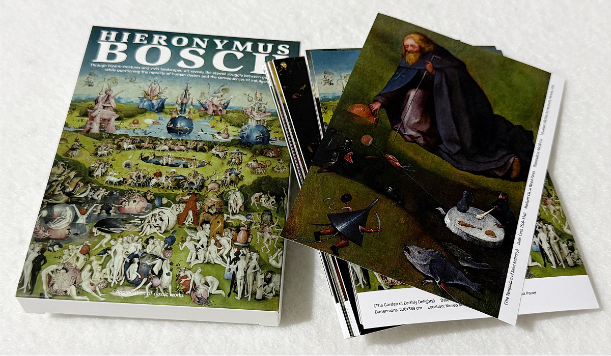 30 Sayfa Hieronymus Bosch Yağl - Collectible Vintage Greeting Cards incelemesi ve fiyatı