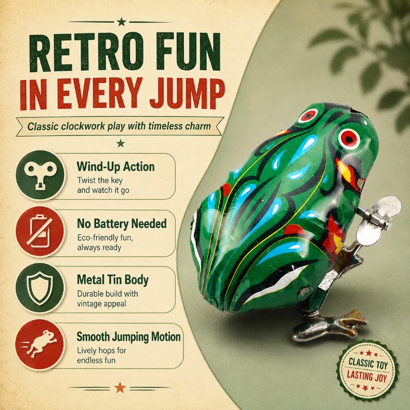 Nostaljik Saat Mekanizmalı Yay - Vintage Collectible Toys incelemesi ve fiyatı