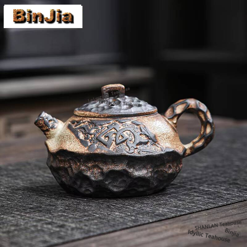 Japon eski kaya çamur demlik e - Vintage Collectible Pottery incelemesi ve fiyatı