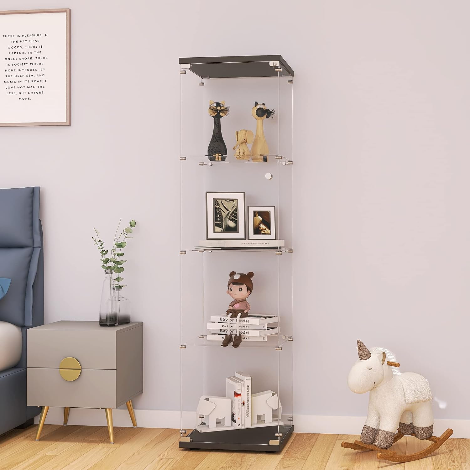Kilitli Cam Vitrin Dolabı 4 Ka - Collectible & Vintage Dolls For Halloween incelemesi ve fiyatı
