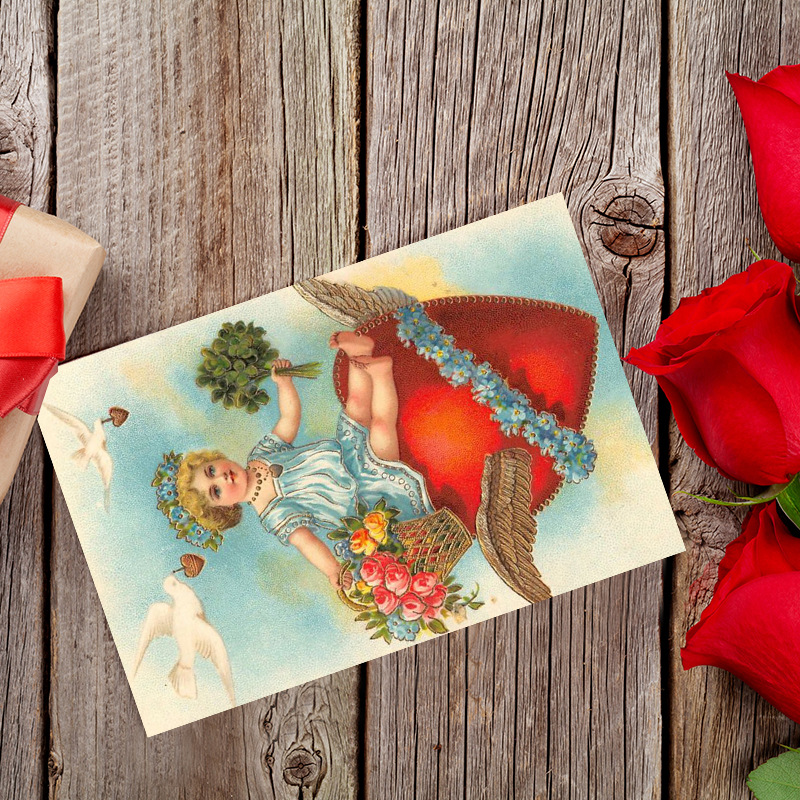 12 adet sevgililer günü Vintag - Collectible Vintage Greeting Cards incelemesi ve fiyatı
