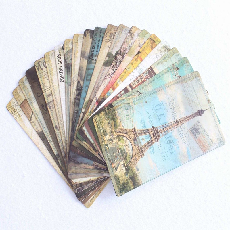 Yeni 32 adet Vintage ünlü bina - Collectible Vintage Greeting Cards incelemesi ve fiyatı