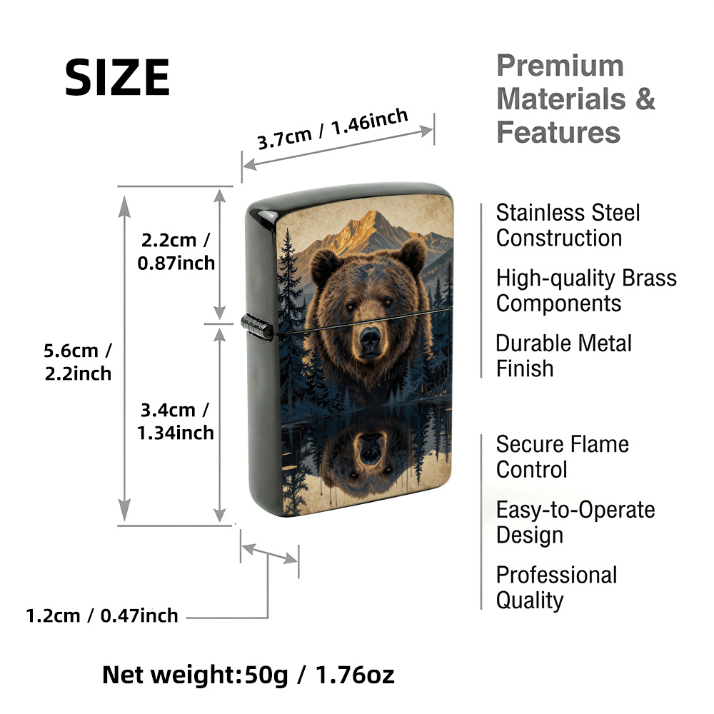 Kapaklı Çakmak Grizzly Ayı Dağ - Vintage Collectible Bears incelemesi ve fiyatı