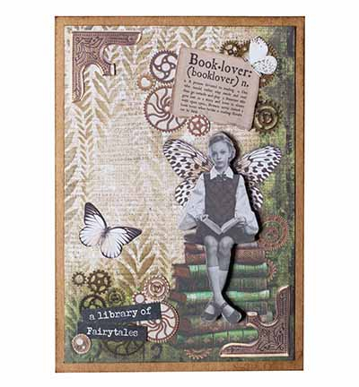 Vintage Roses Grunge Koleksiyo - Collectible Vintage Greeting Cards incelemesi ve fiyatı