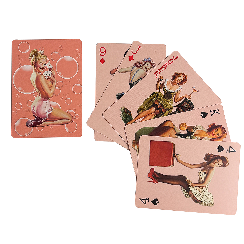 Pin-up Girls Oyun Kartları Vin - Vintage Collectible Playing Cards incelemesi ve fiyatı